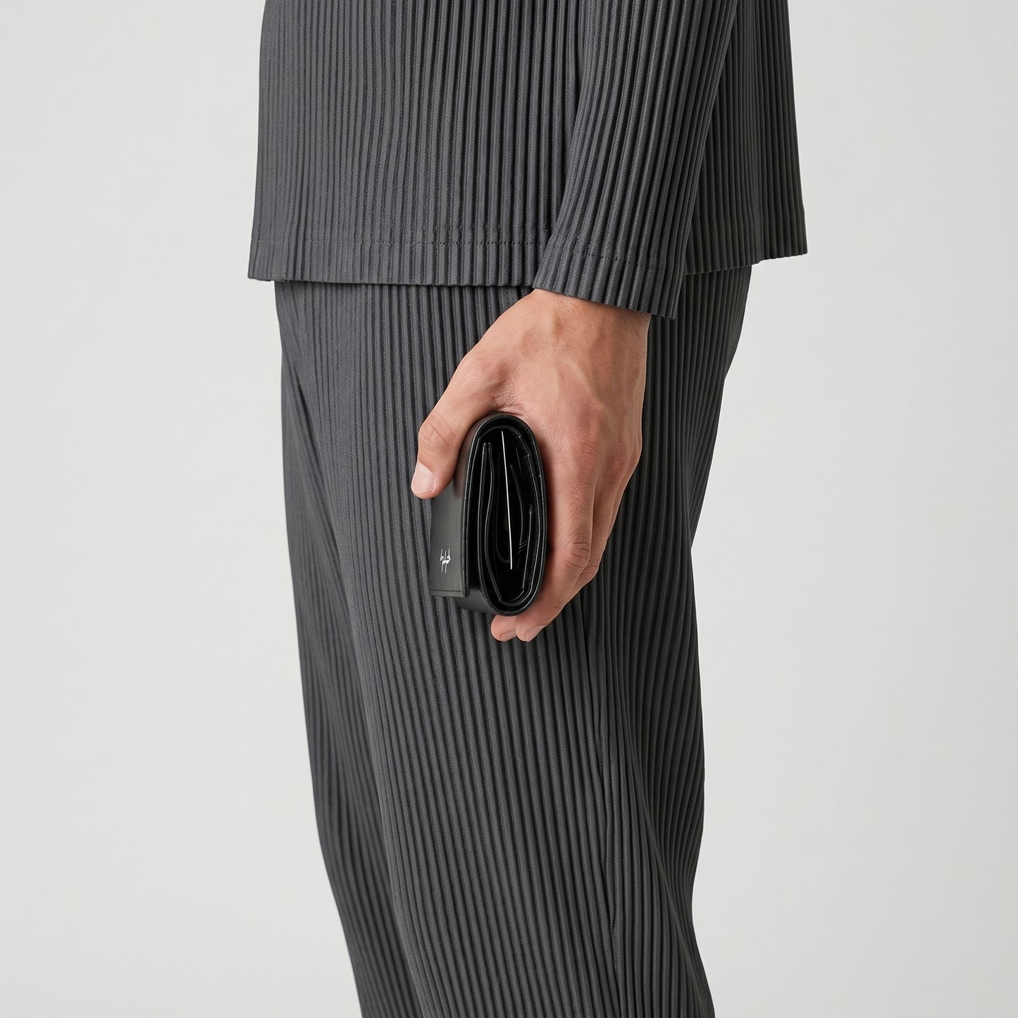 Minimalist Black Leather Wallet