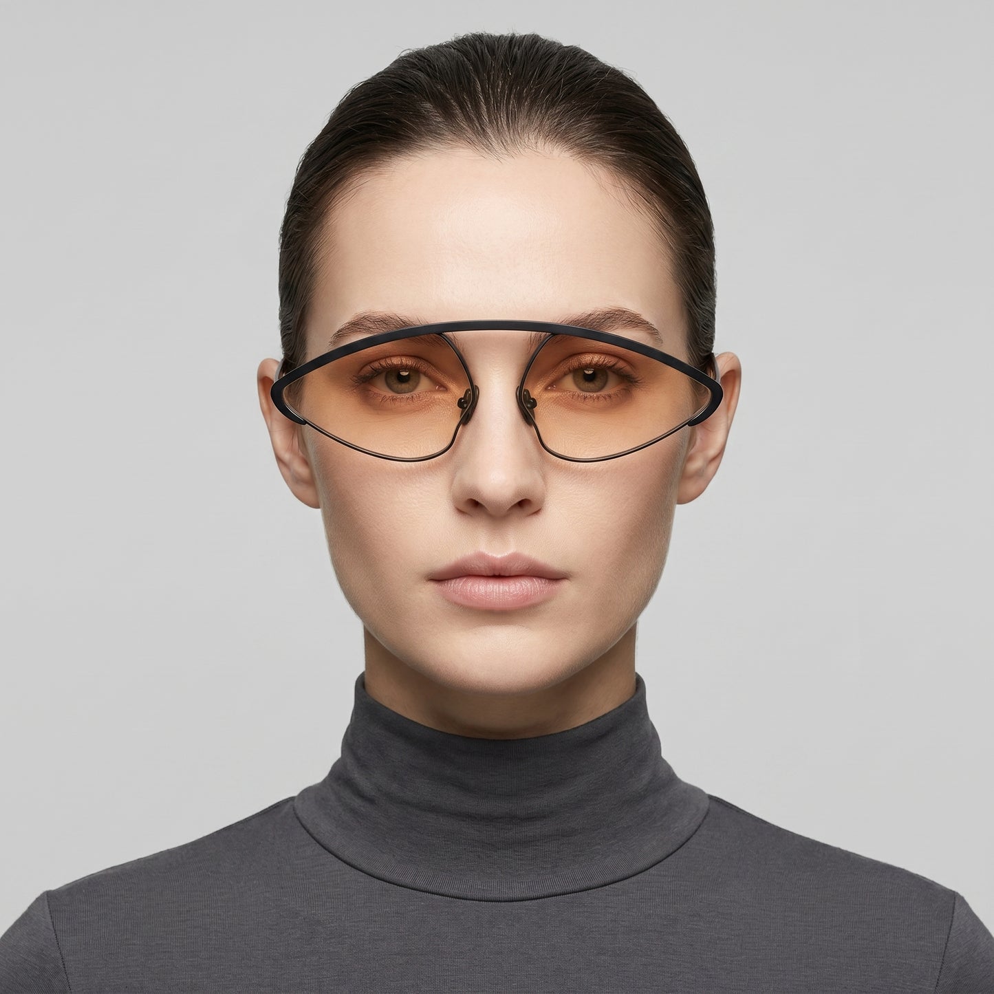Futuristic Shield Tinted Sunglasses