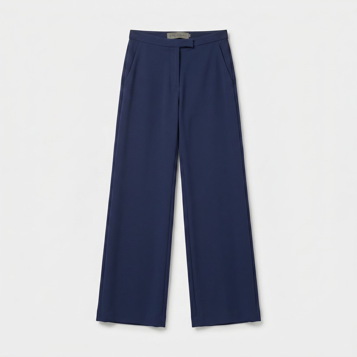Denton Wide Leg Navy Trousers