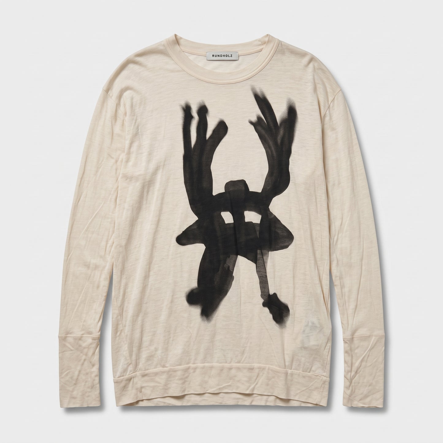 Abstract Graphic Long Sleeve Top