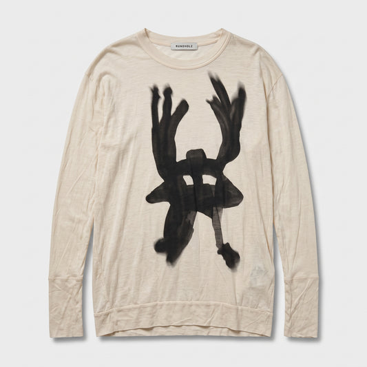 Abstract Graphic Long Sleeve Top