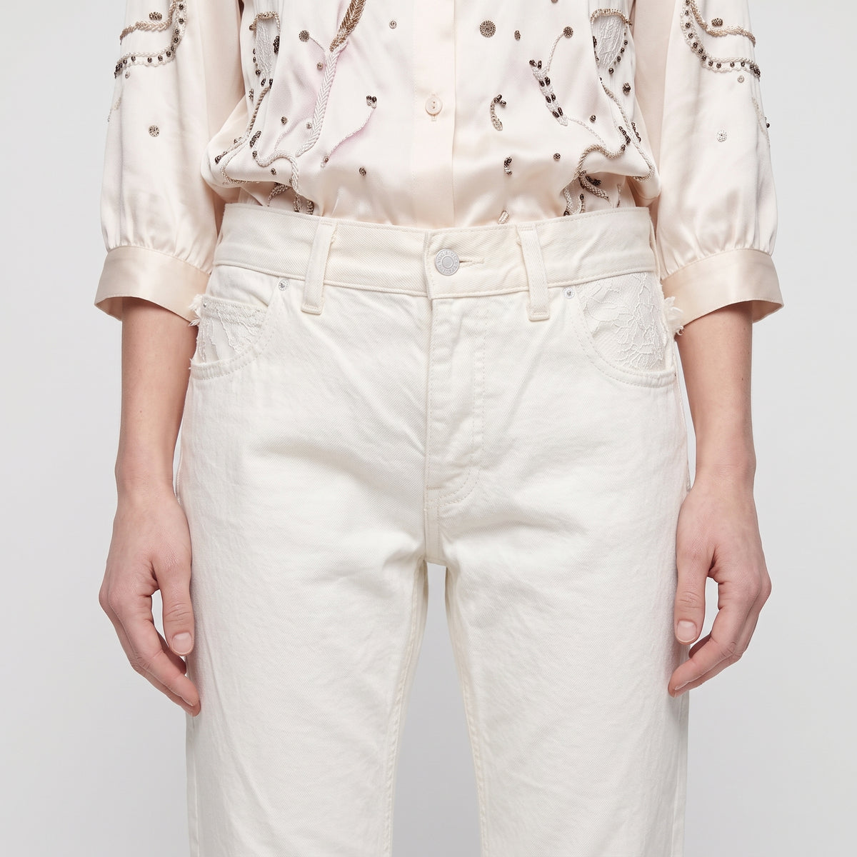 Off-White Structured Denim Jeans