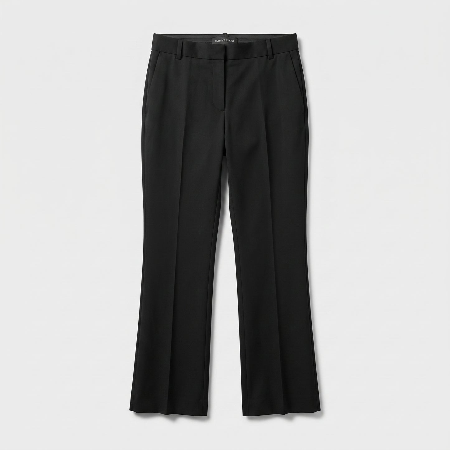 Tailored High-Waisted Black Trousers