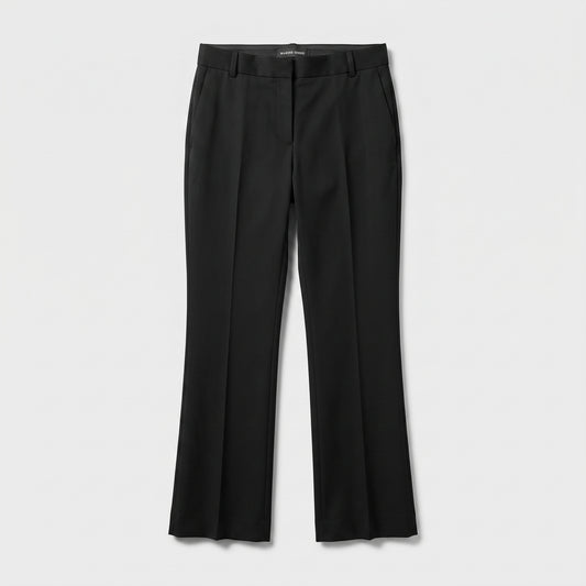 Tailored High-Waisted Black Trousers