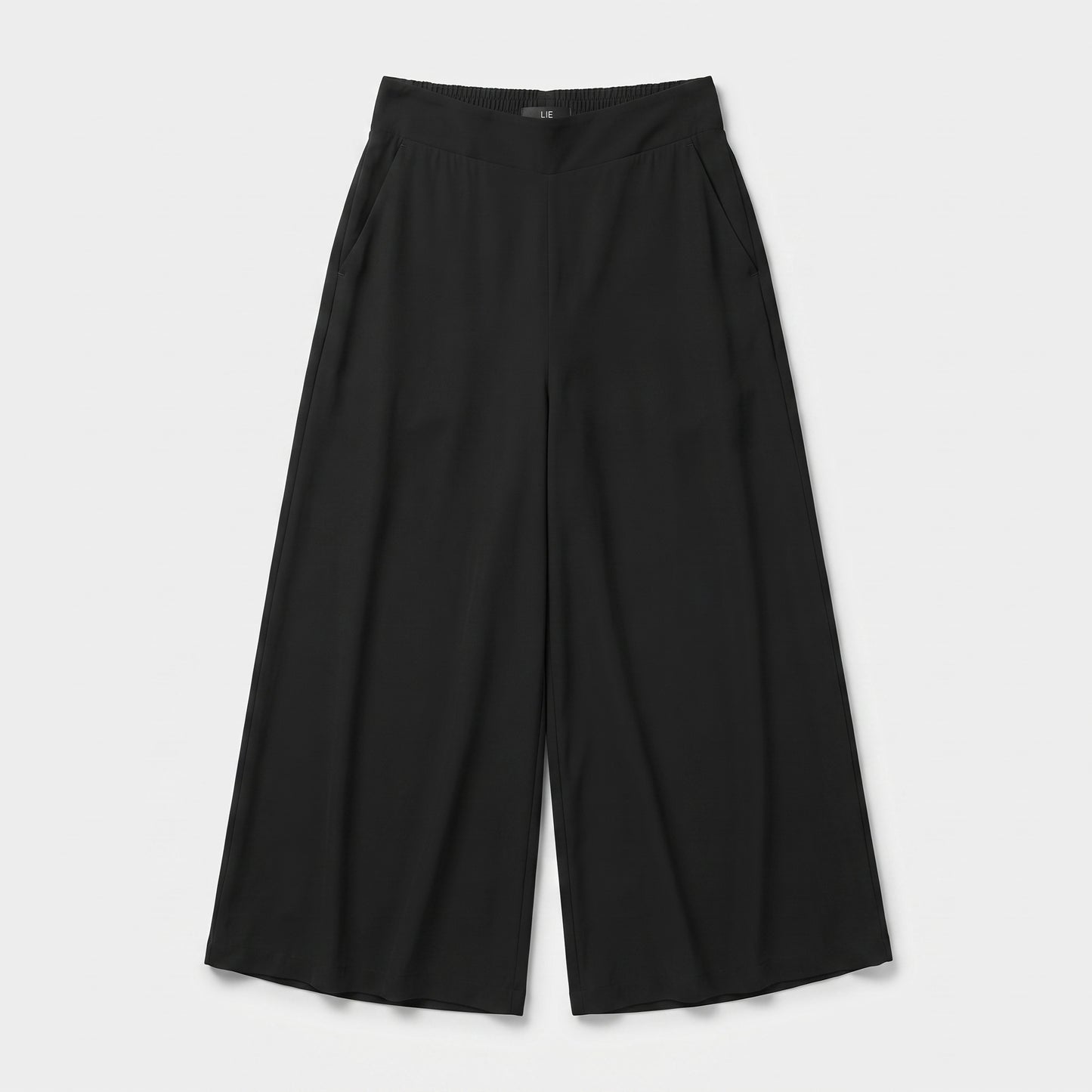 Essential Black Wide-Leg Trousers