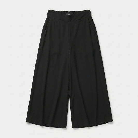 Essential Black Wide-Leg Trousers