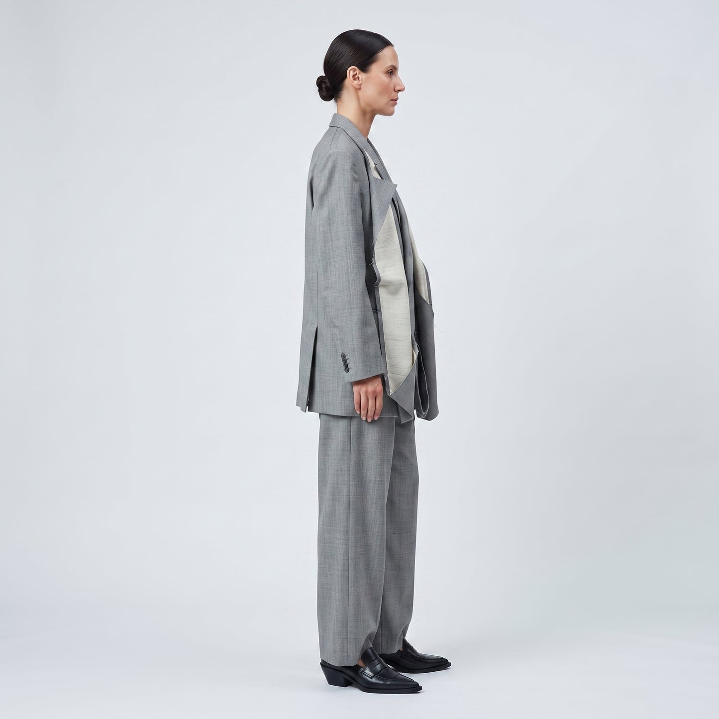 Deconstructed Double Breasted Blazer