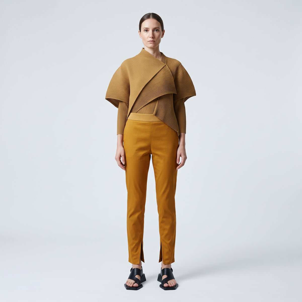 Tailored Mustard Slim Fit Trousers