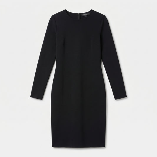 Classic Black Long-Sleeve Dress
