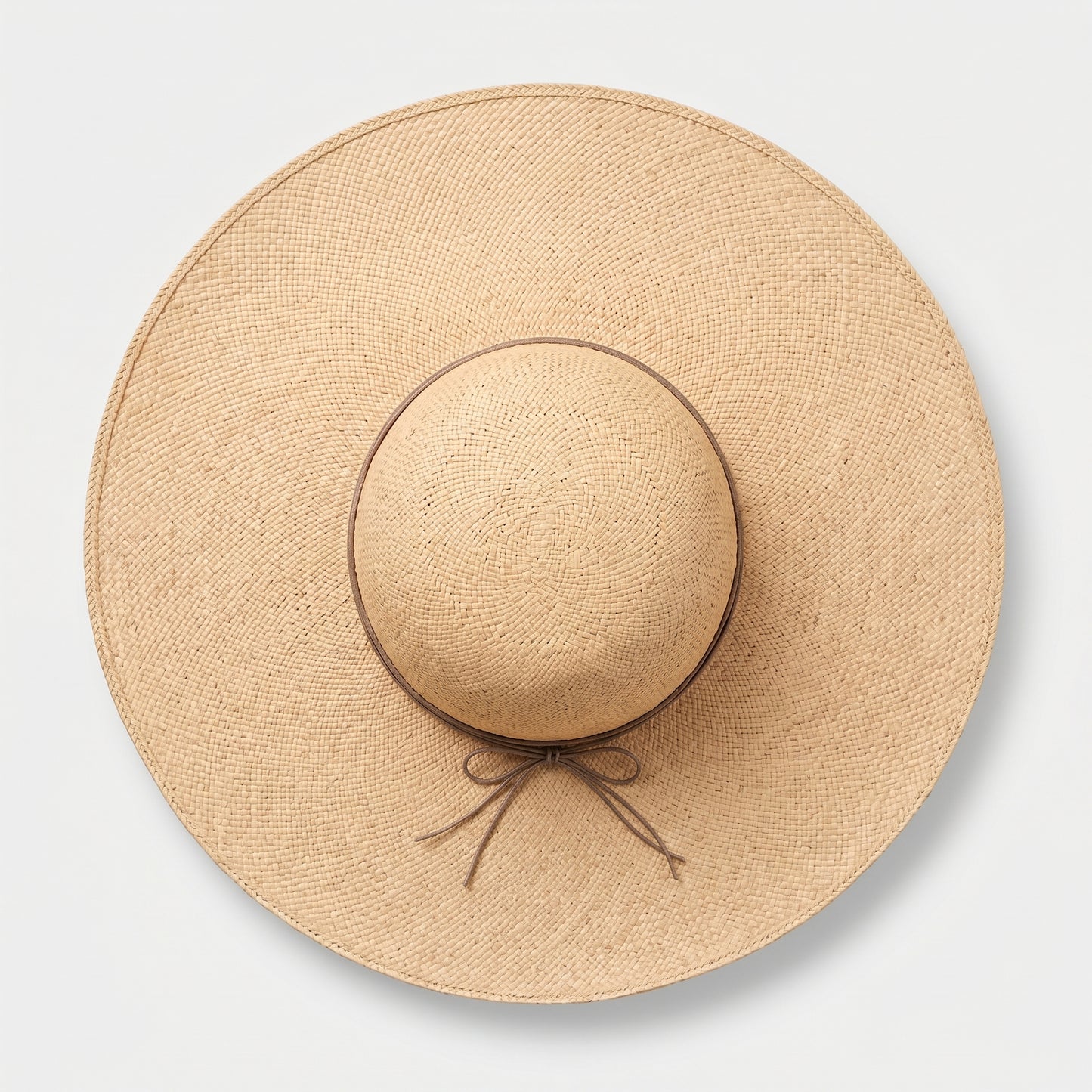 Wide Brim Straw Sun Hat