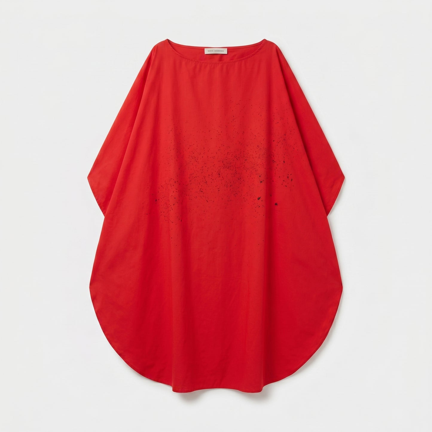 Oversized Red Cocoon Dress