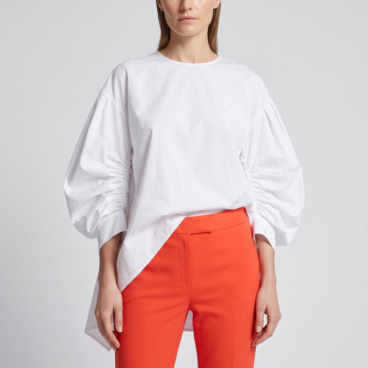 Vibrant Tailored Straight Leg Trousers