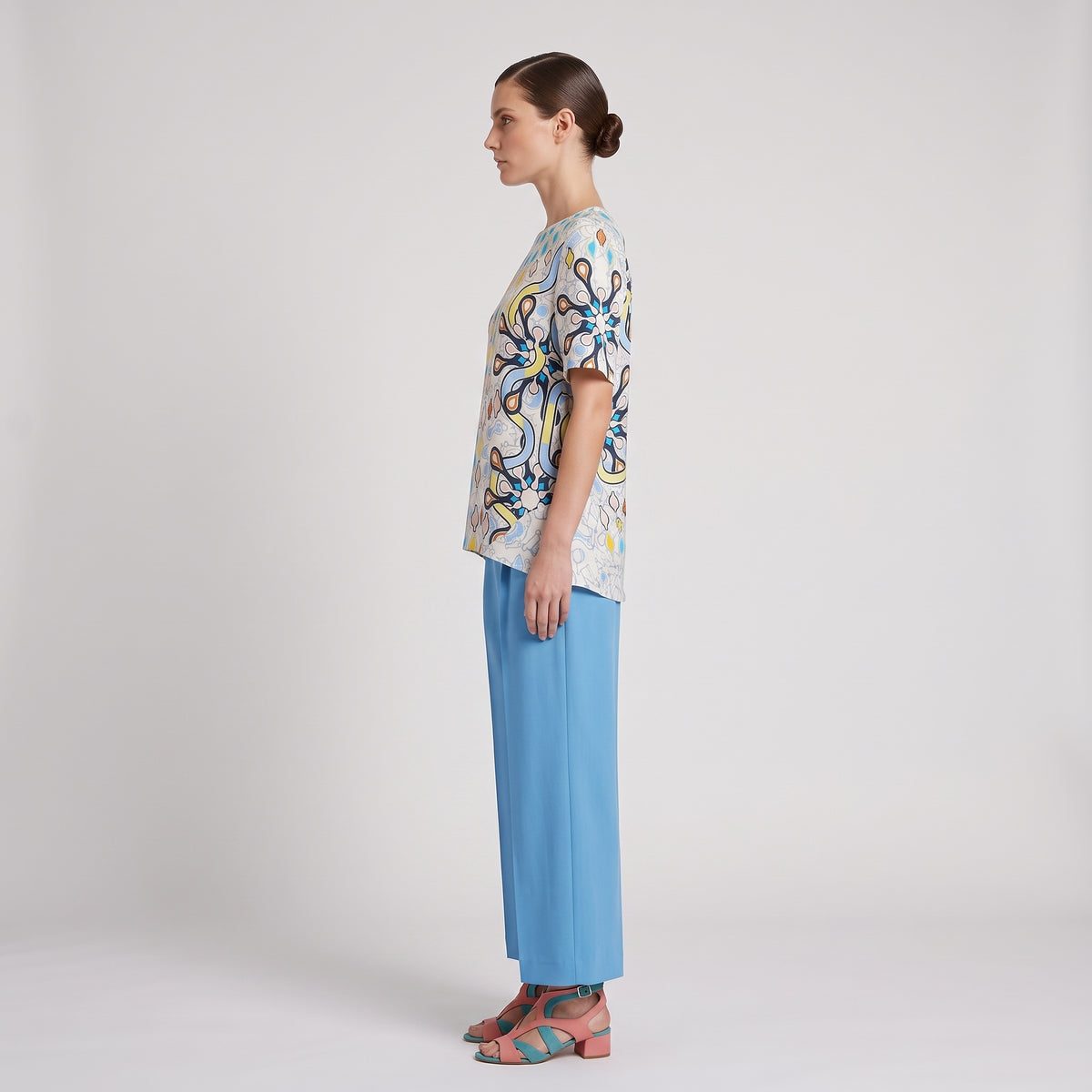 Abstract Graphic Print Tee