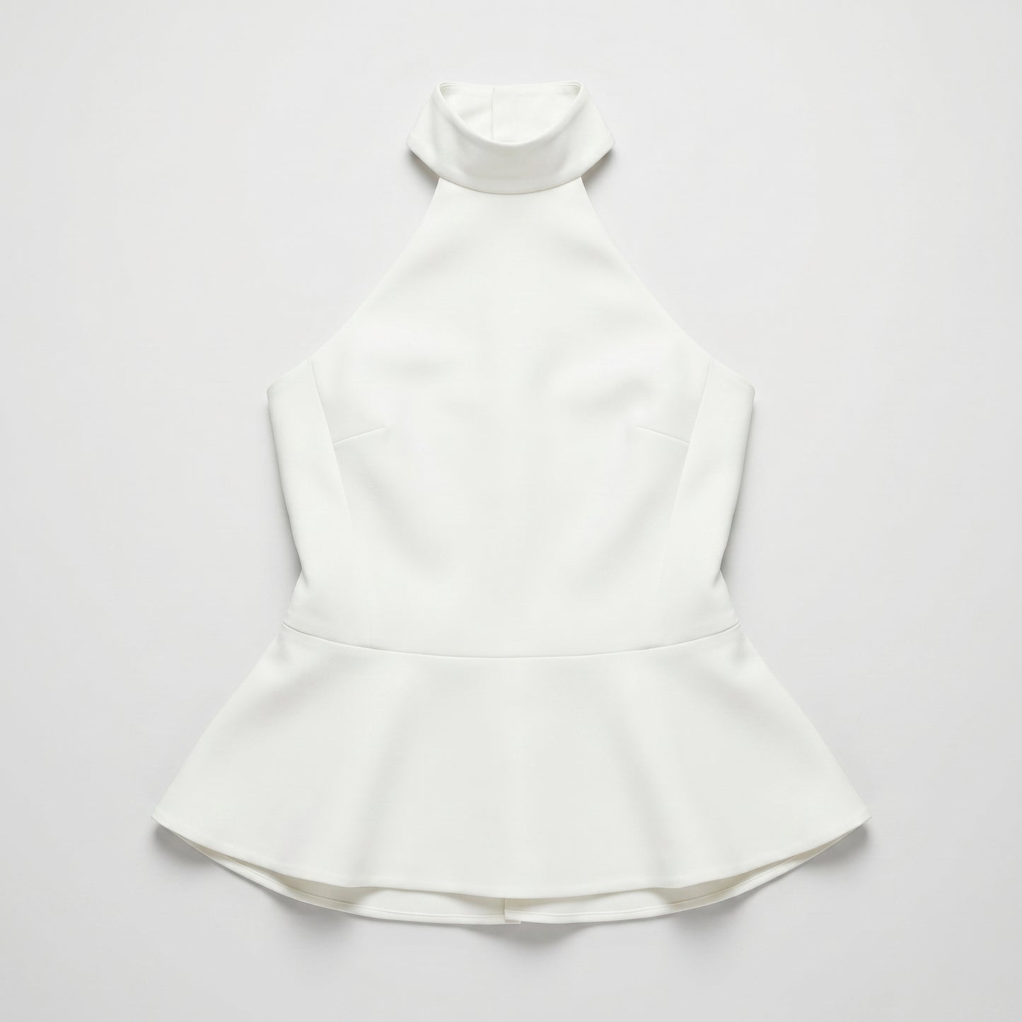 Halter Neck Peplum Top