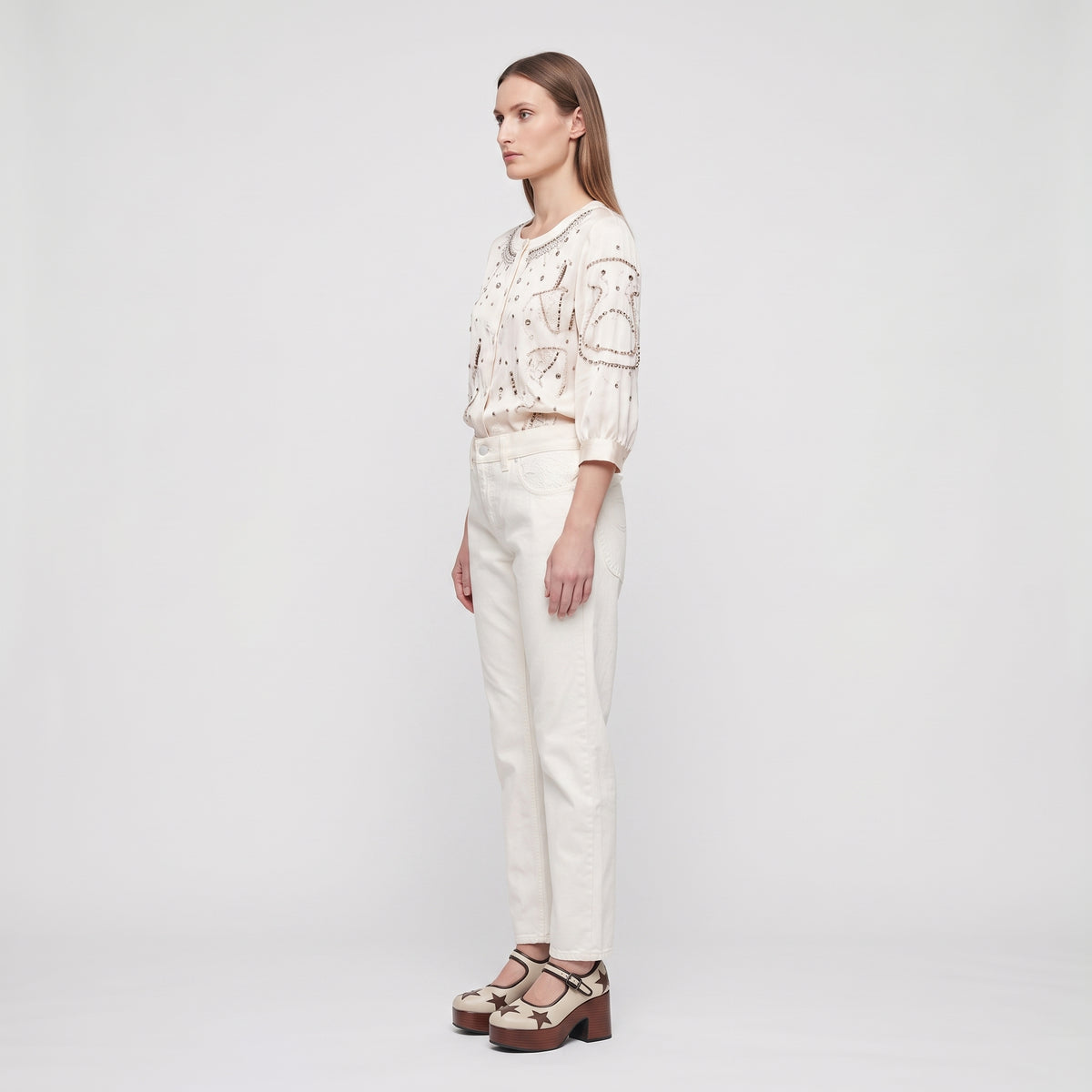 Off-White Structured Denim Jeans