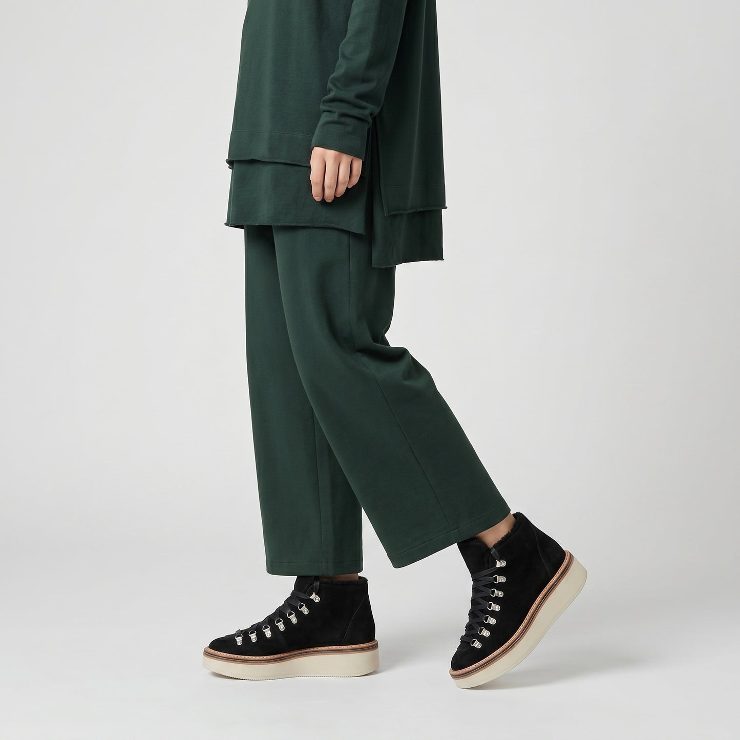 Shearling Lined Suede Boots