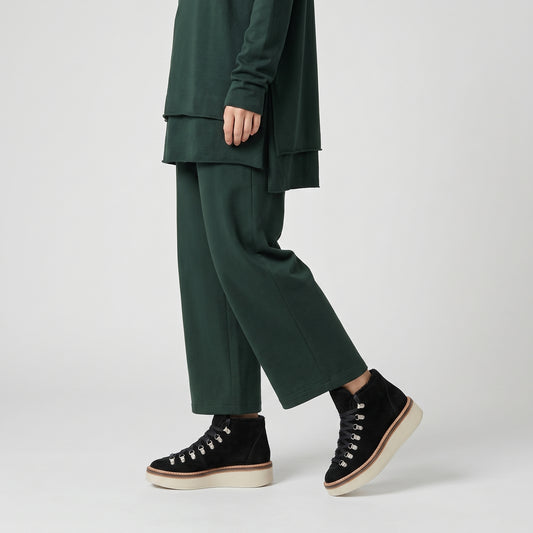 Shearling Lined Suede Boots