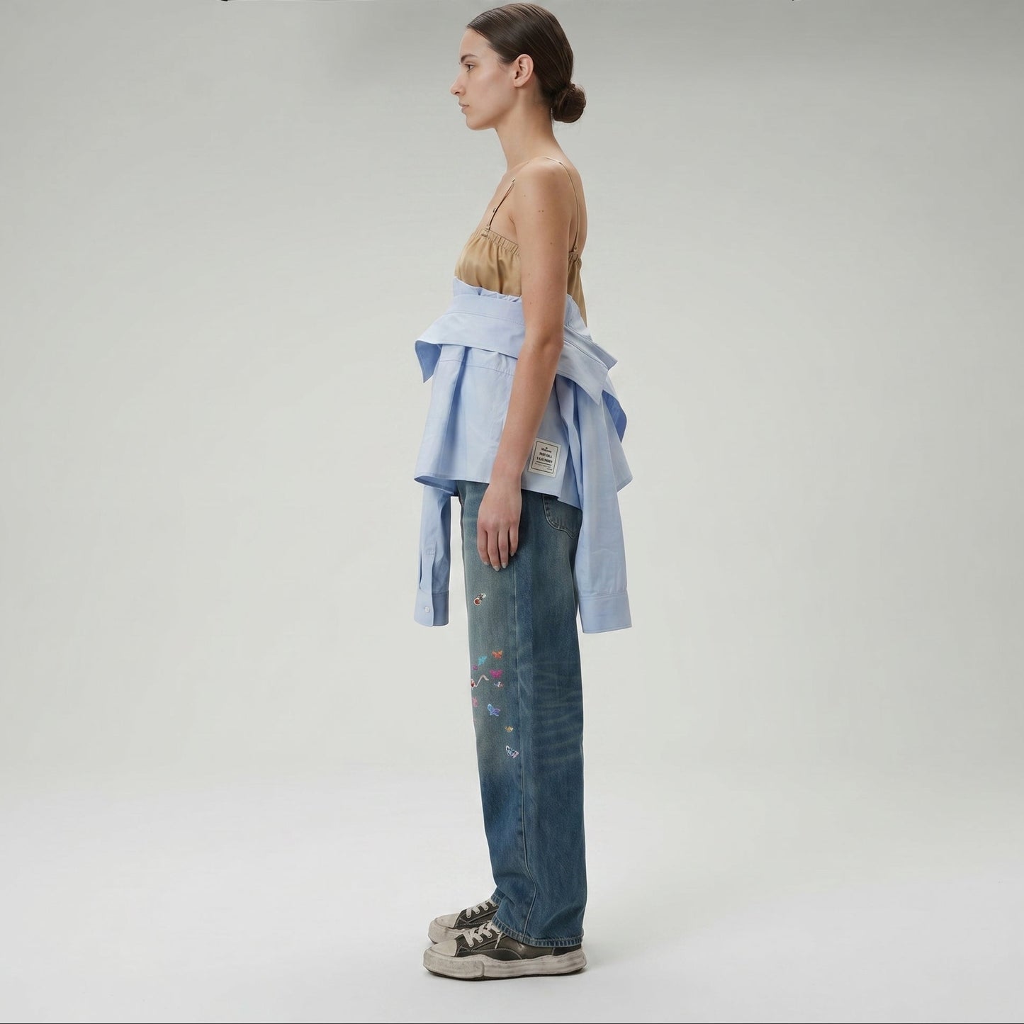 Layered Tie Detail Camisole Top