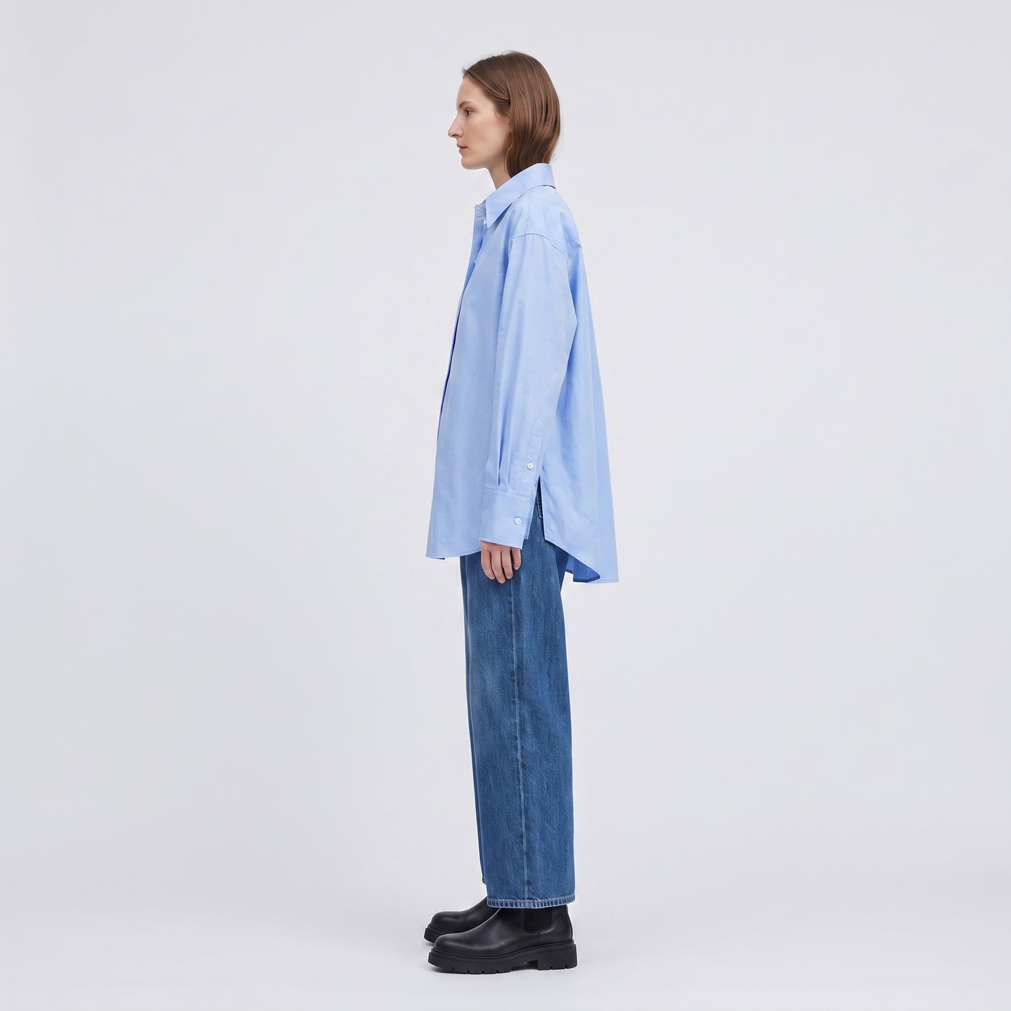Classic Light Blue Poplin Shirt
