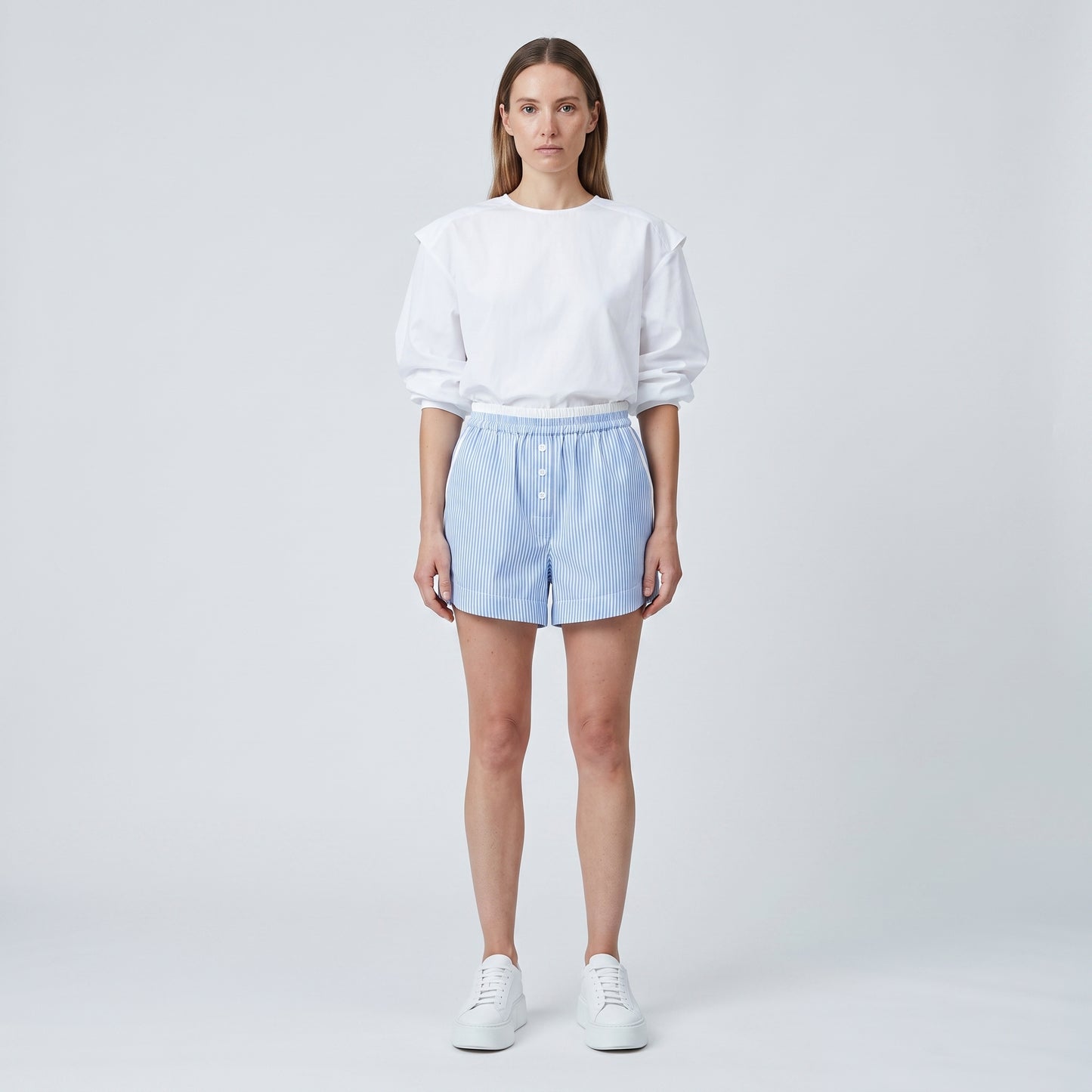 Striped Cotton Boxer Shorts