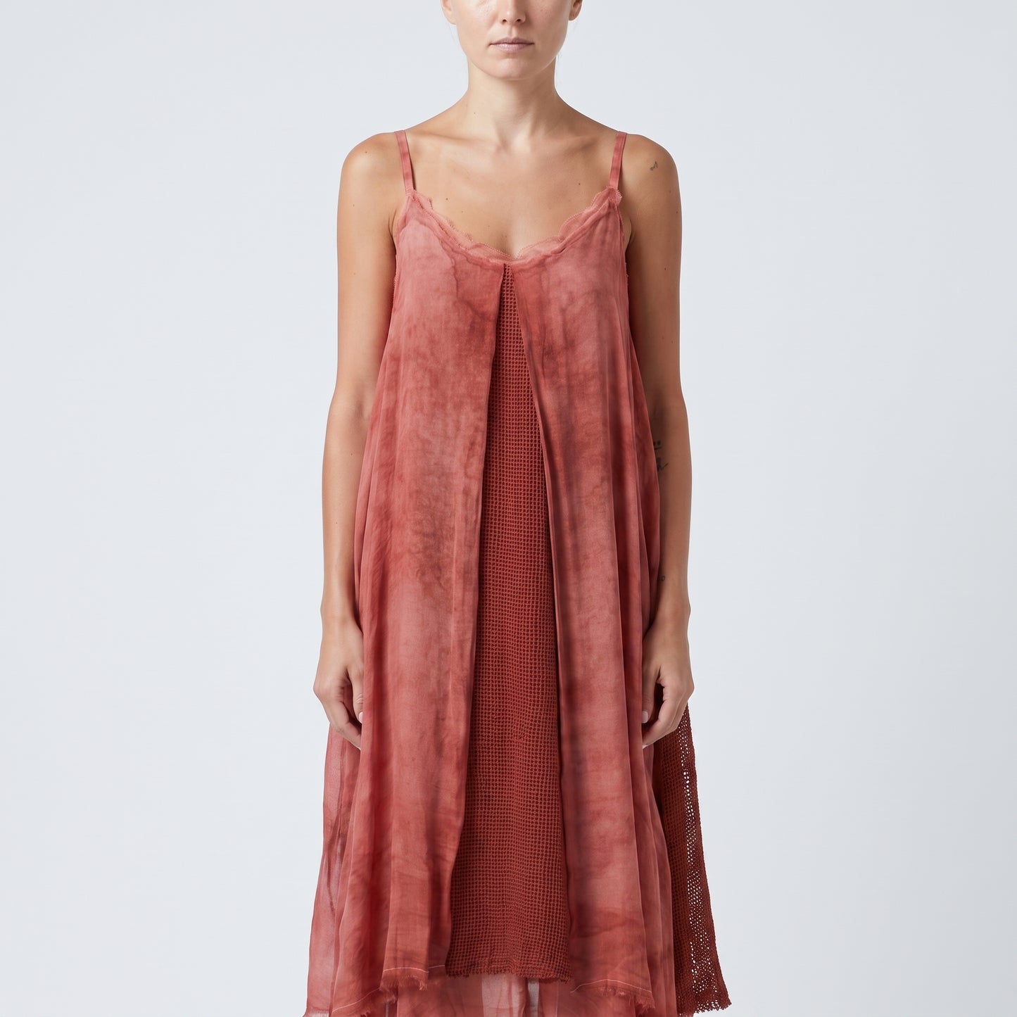 Ethereal Tiered Layered Slip Dress