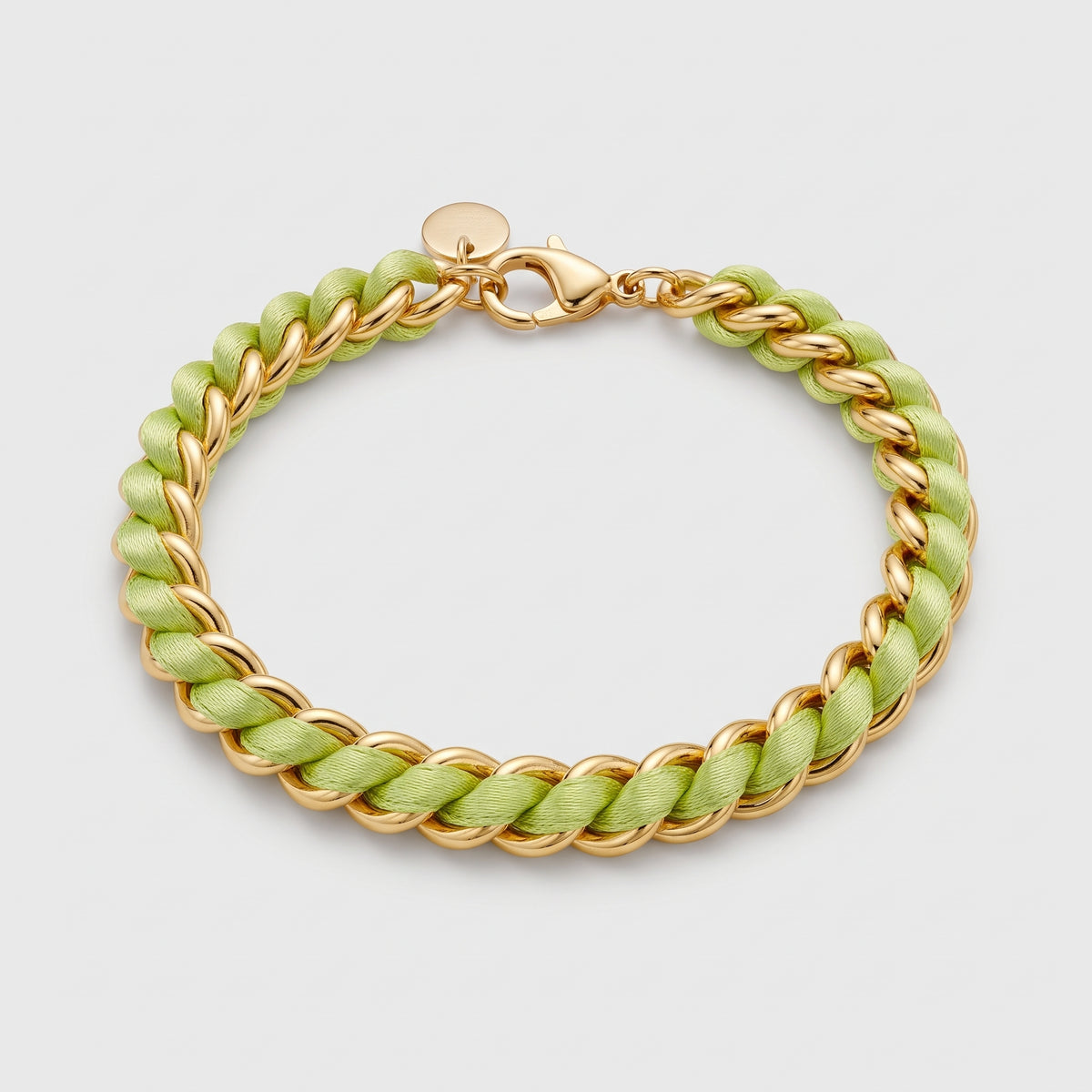Woven Silk Chain Bracelet