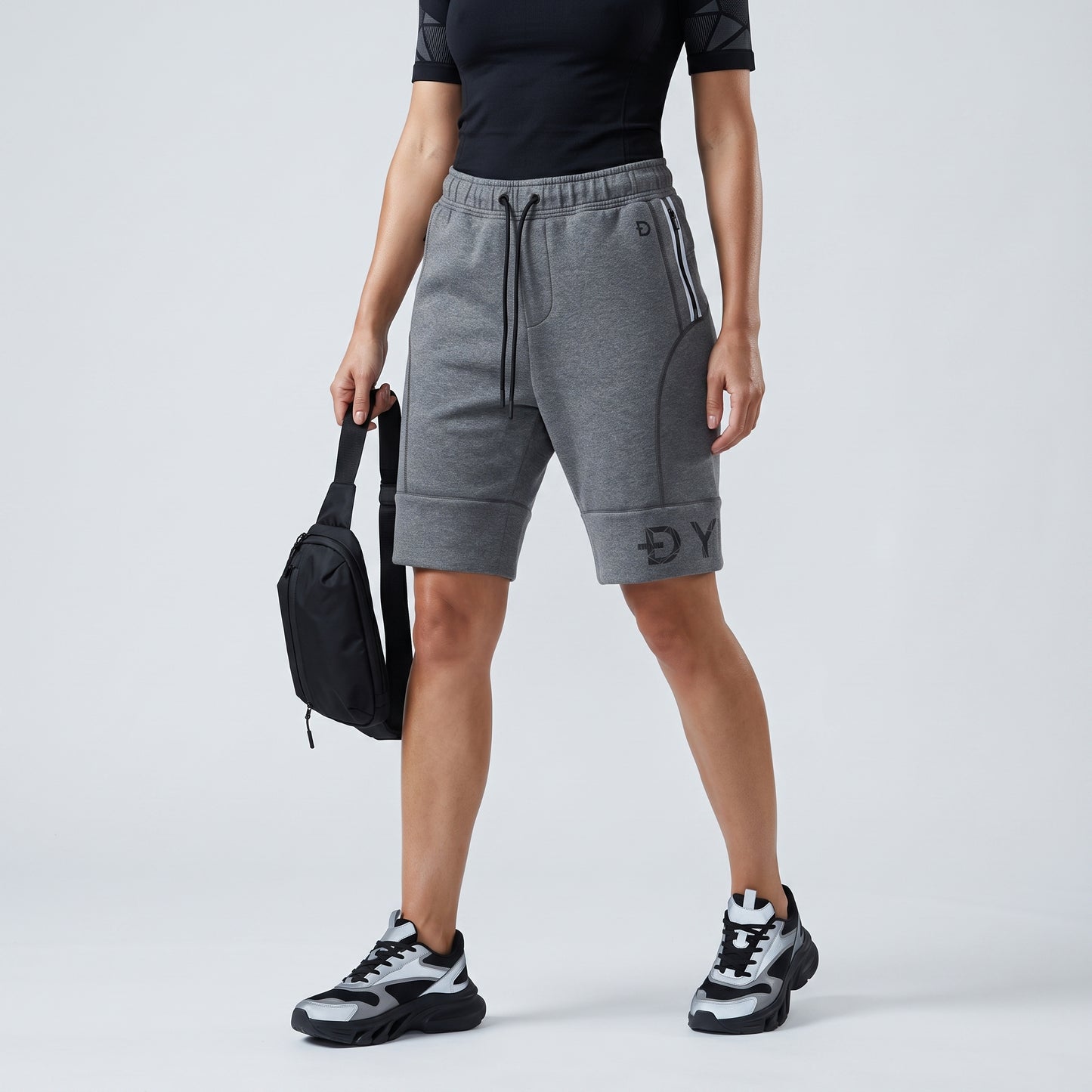Athletic Grey Tech Jersey Shorts