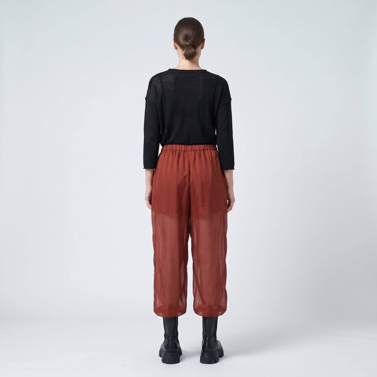 Sheer Rust Drawstring Trousers