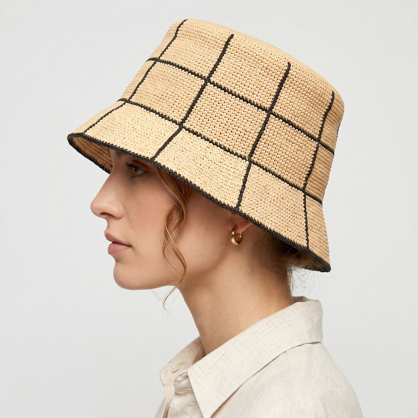 Cruz Packable Straw Bucket Hat
