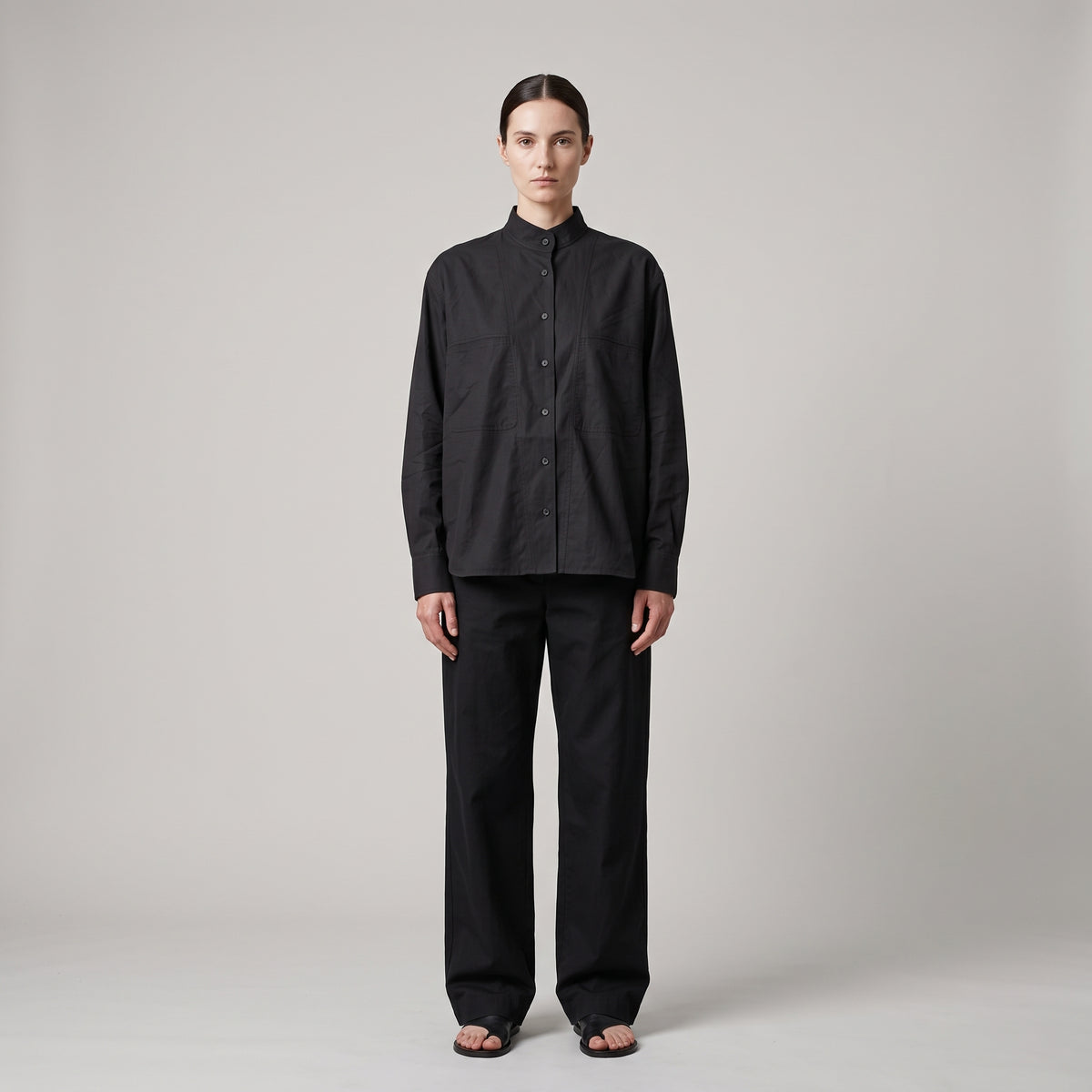 Minimalist Utility Button Down Shirt