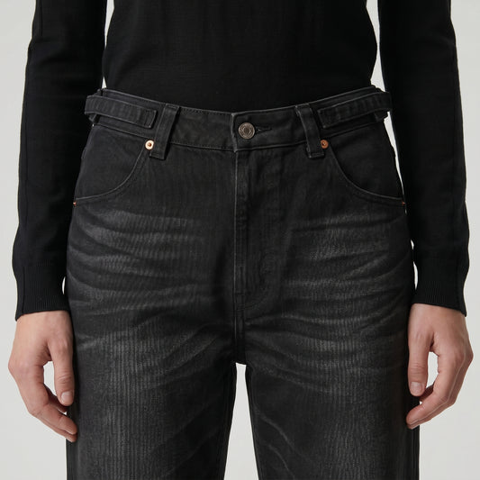 Premium Washed Black Denim Jeans