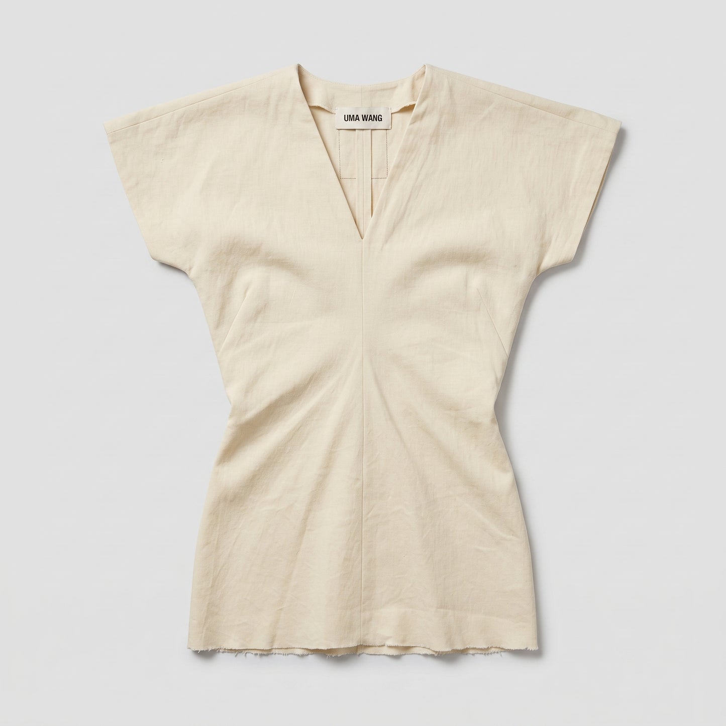 Minimalist V-Neck Linen Top
