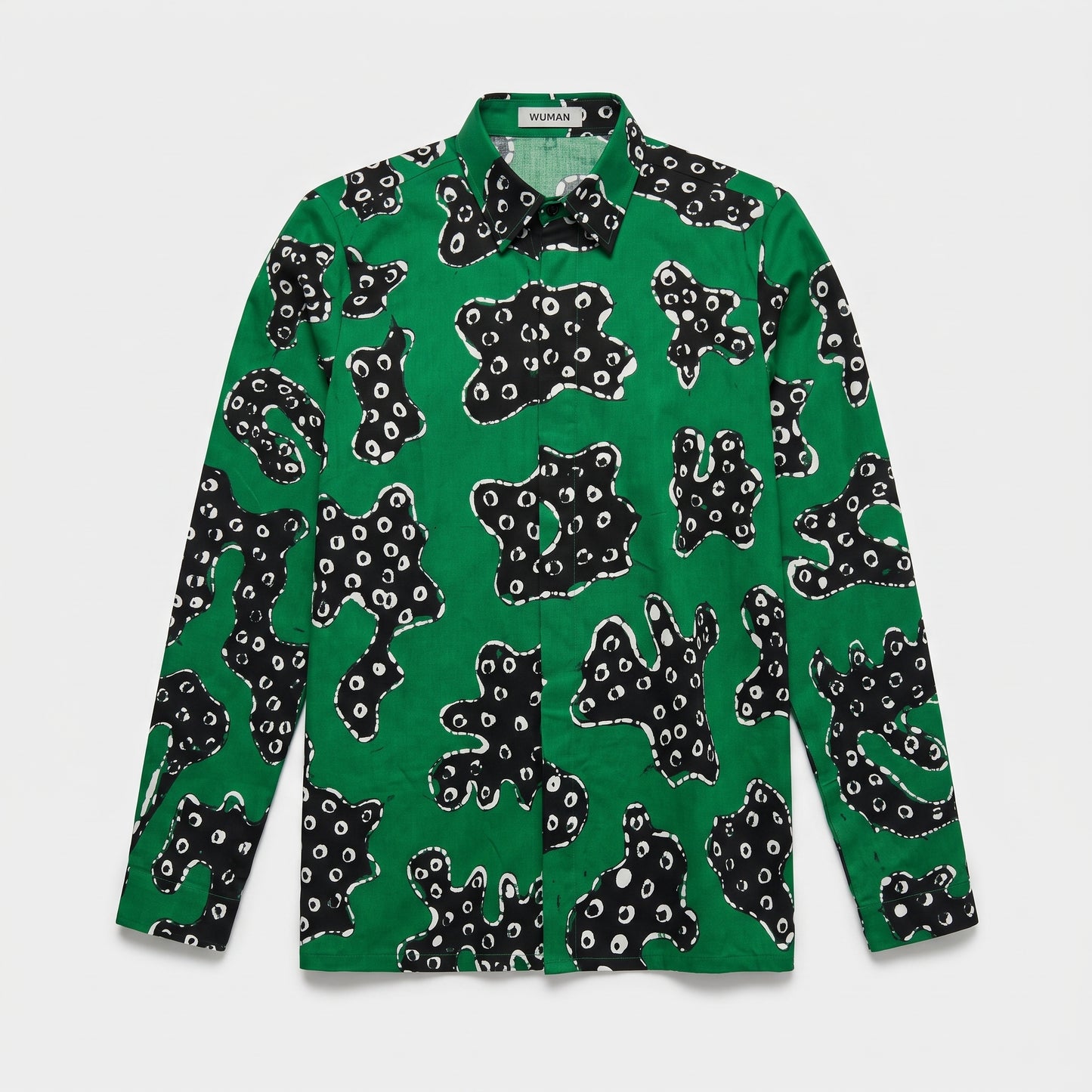 Abstract Printed Cotton Shirt