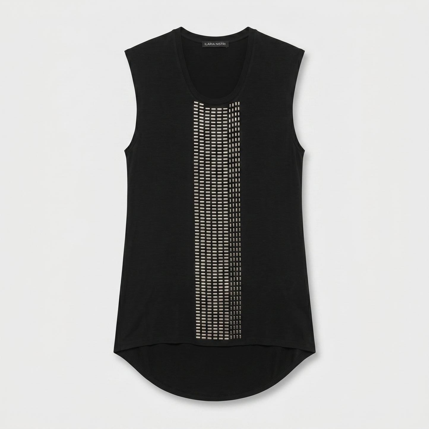 Studded Detail Sleeveless Top
