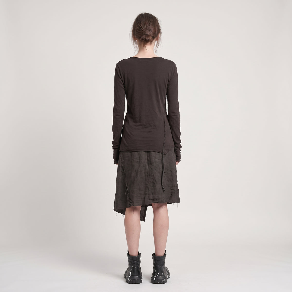 Minimalist Long Sleeve Cotton Tee