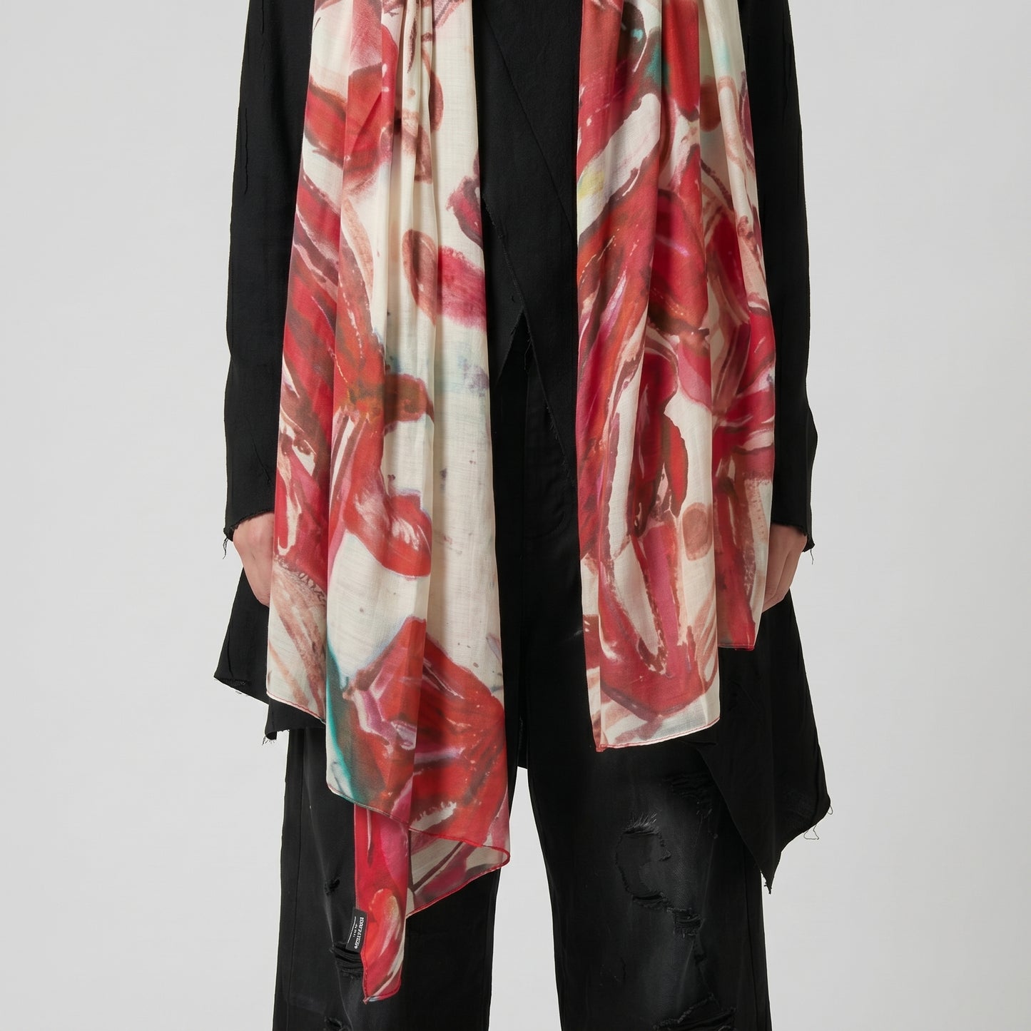 Artistic Floral Printed Scarf