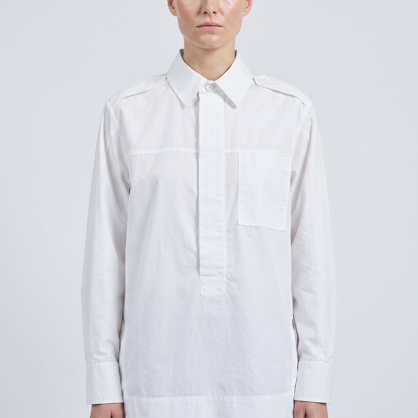 Crisp Utility Cotton Shirt