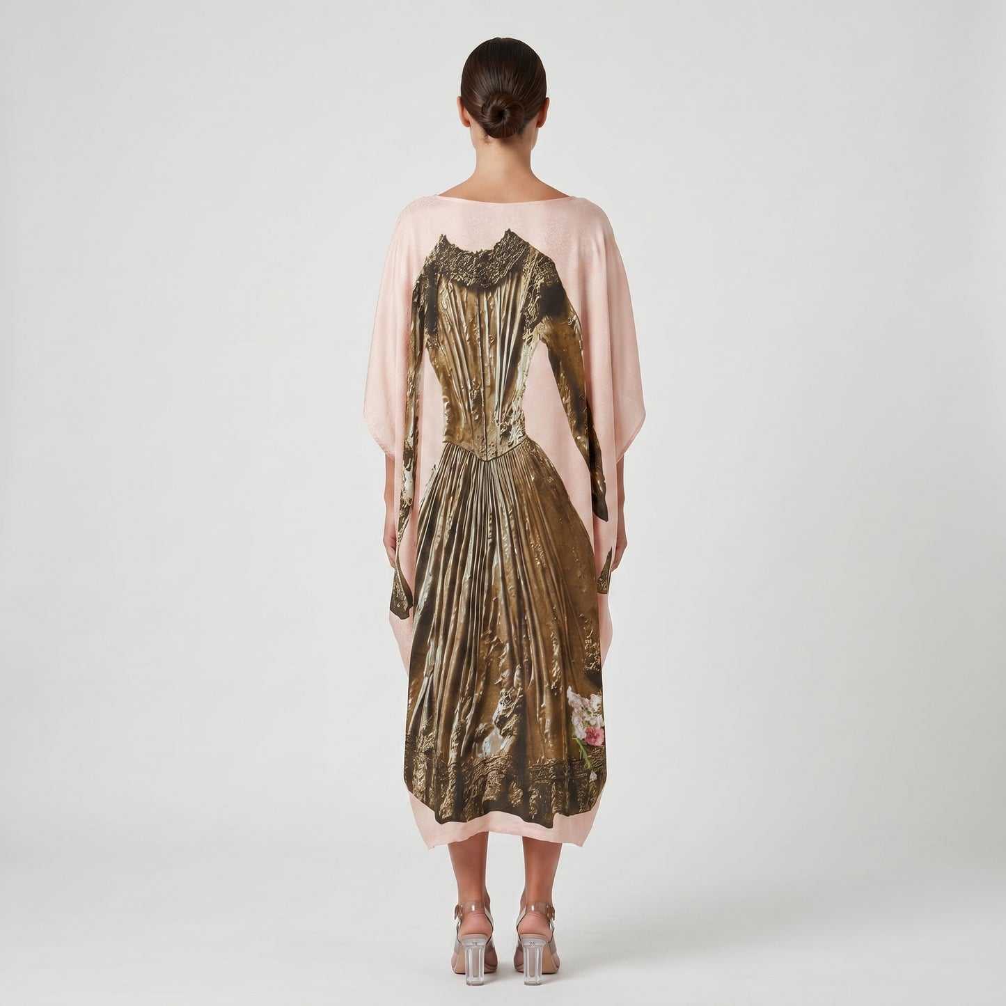 Trompe L'oeil Draped Oversized Top