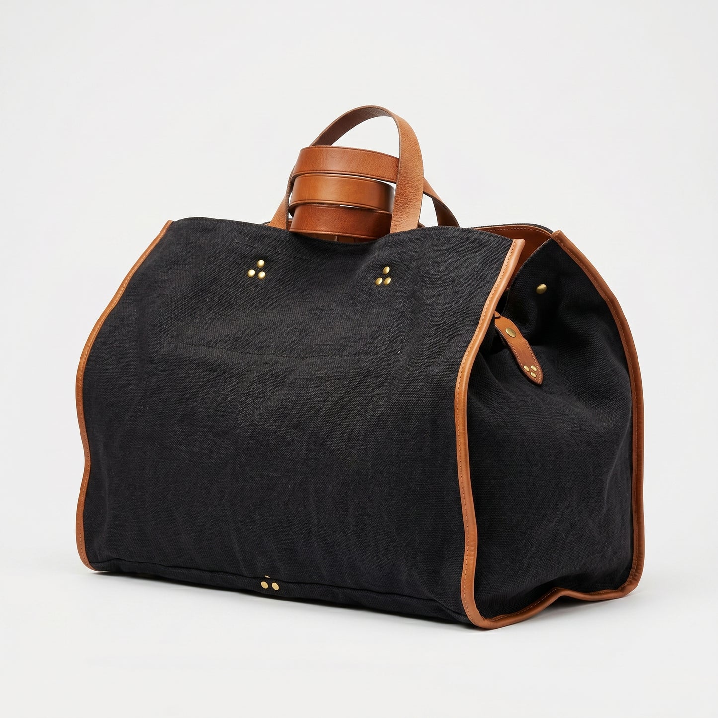 Two-Tone Canvas Tote Bag
