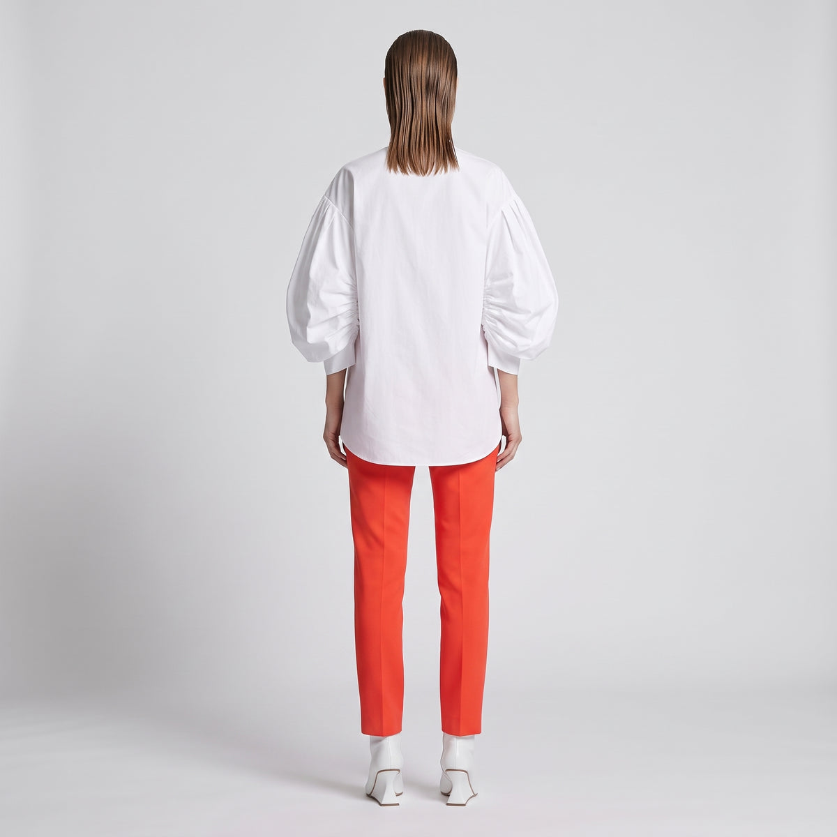 Vibrant Tailored Straight Leg Trousers