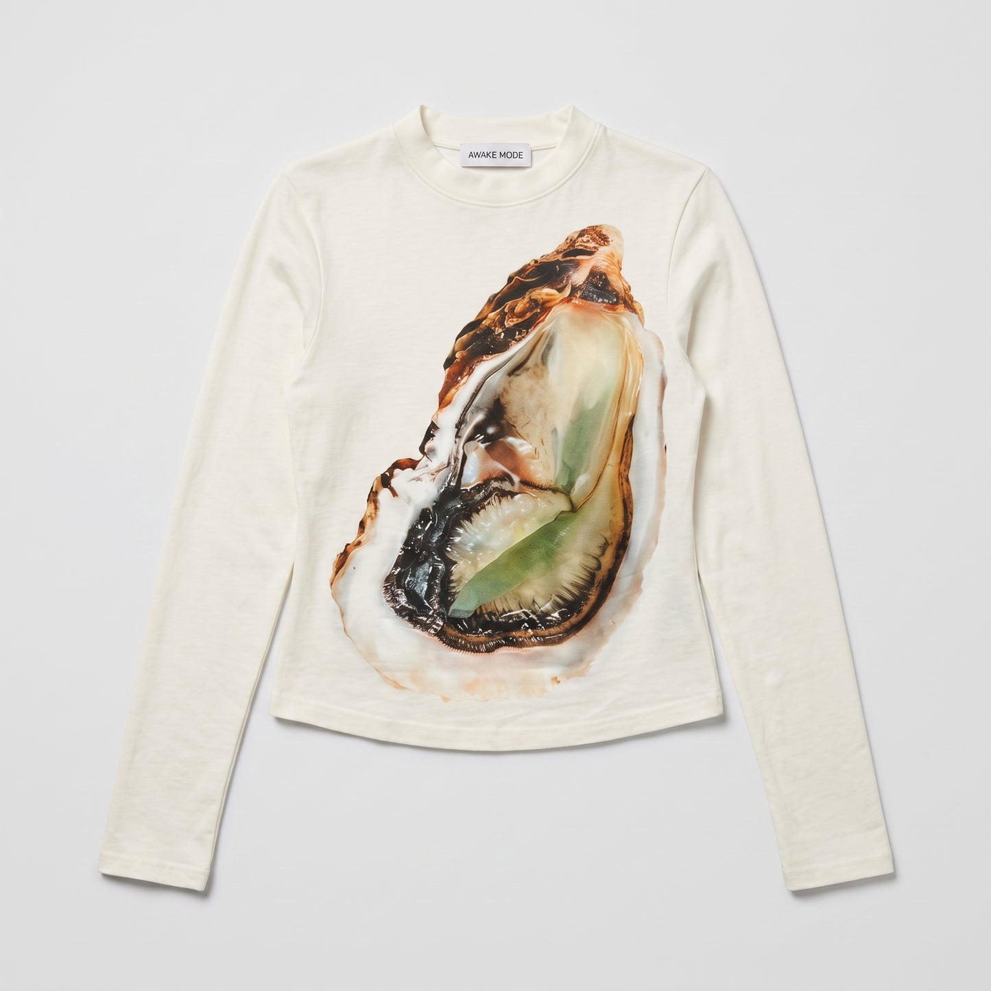 Oyster Graphic Long Sleeve Top