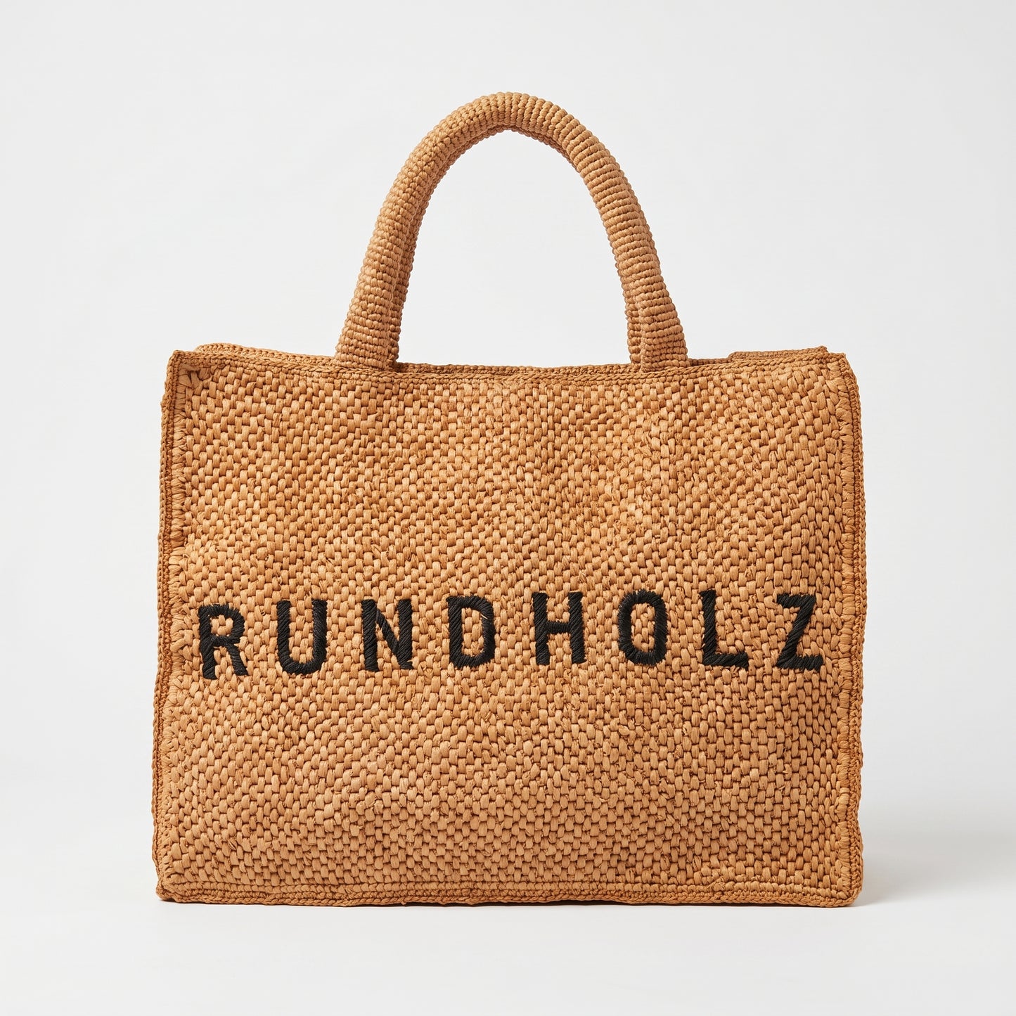 Woven Raffia Tote Bag
