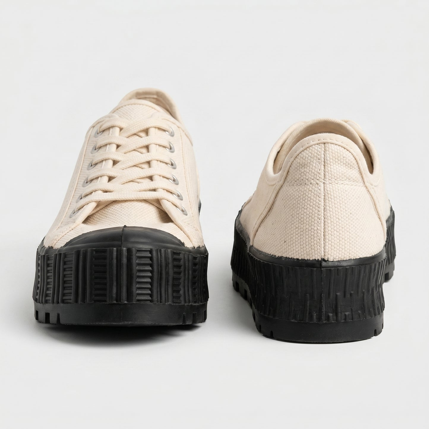 Canvas Platform Low-Top Sneakers