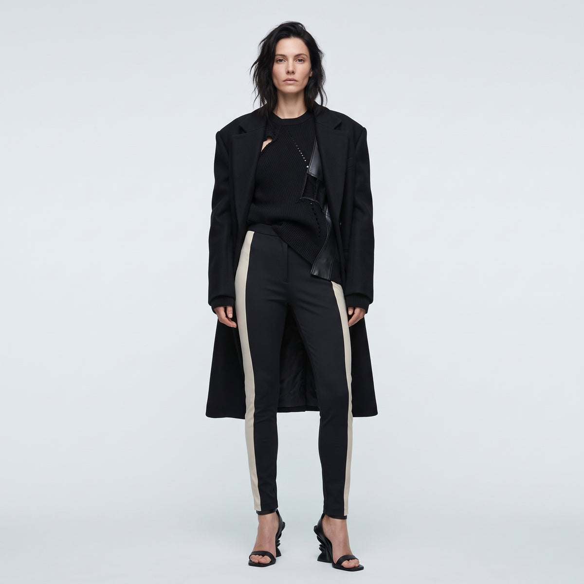 Colorblock Tailored Slim Trousers