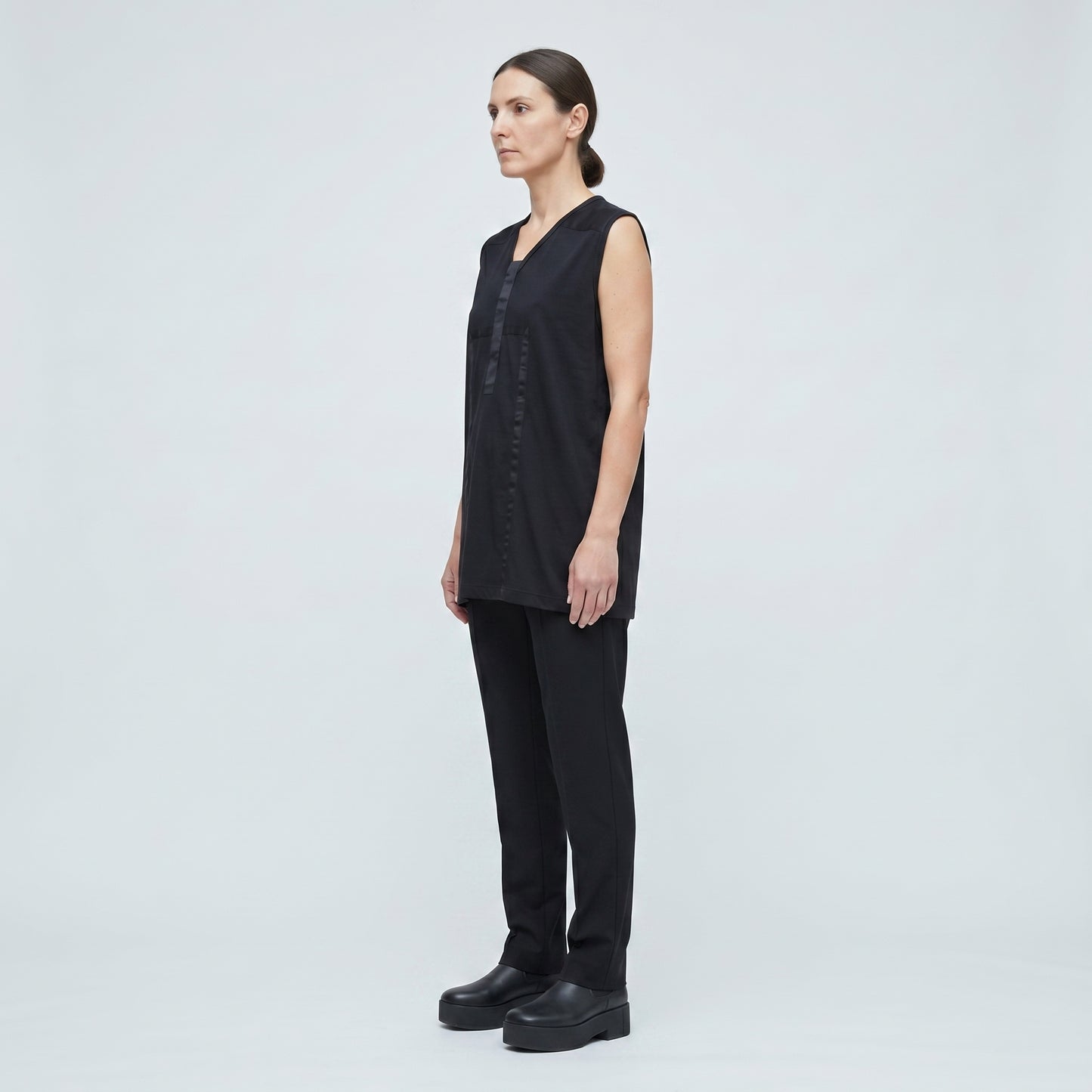 Minimalist Geometric Sleeveless Top
