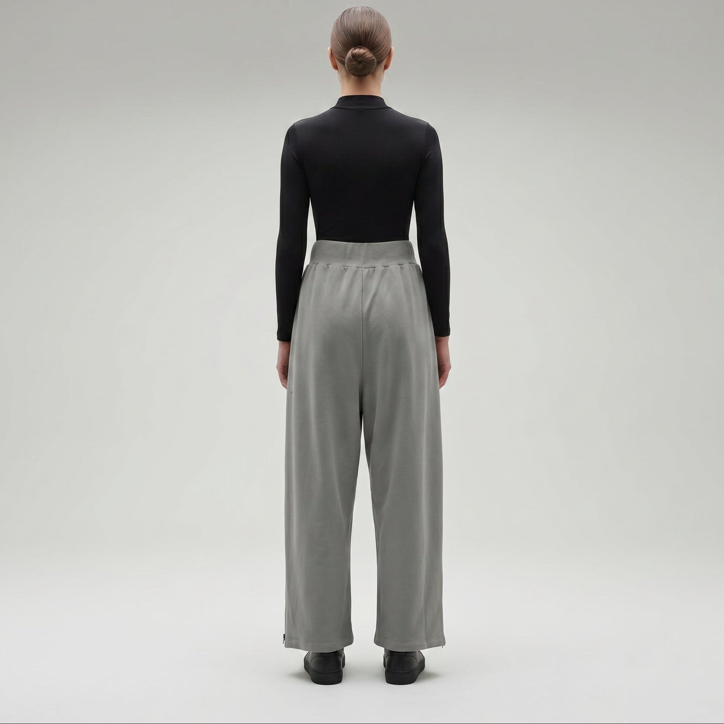 Pleated Wide Leg Lounge Trousers