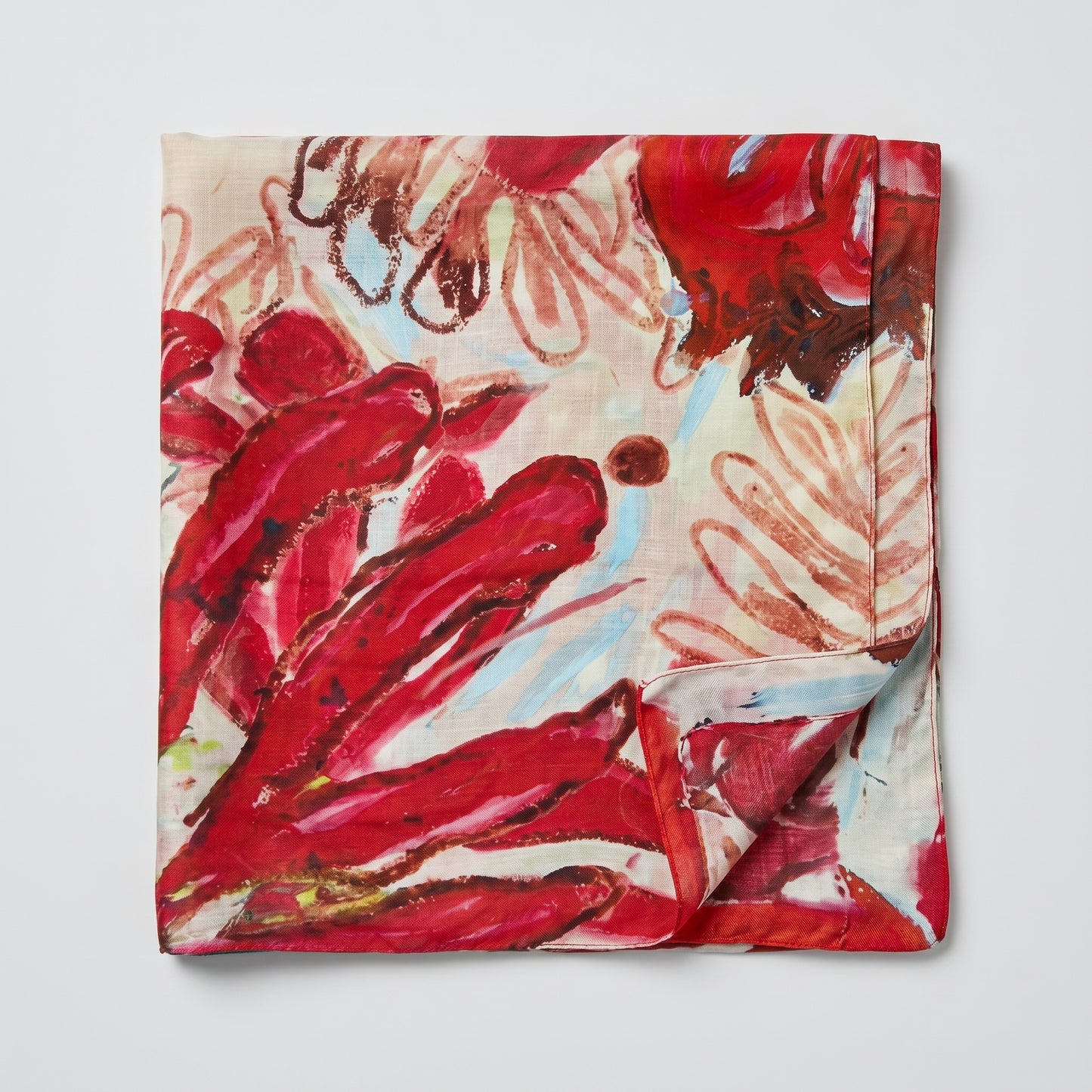 Artistic Floral Printed Scarf