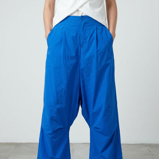 Cobalt Blue Balloon Leg Trousers