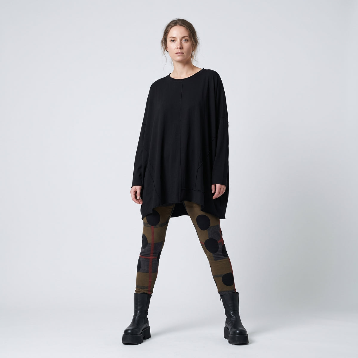 Plaid Polka Dot Leggings