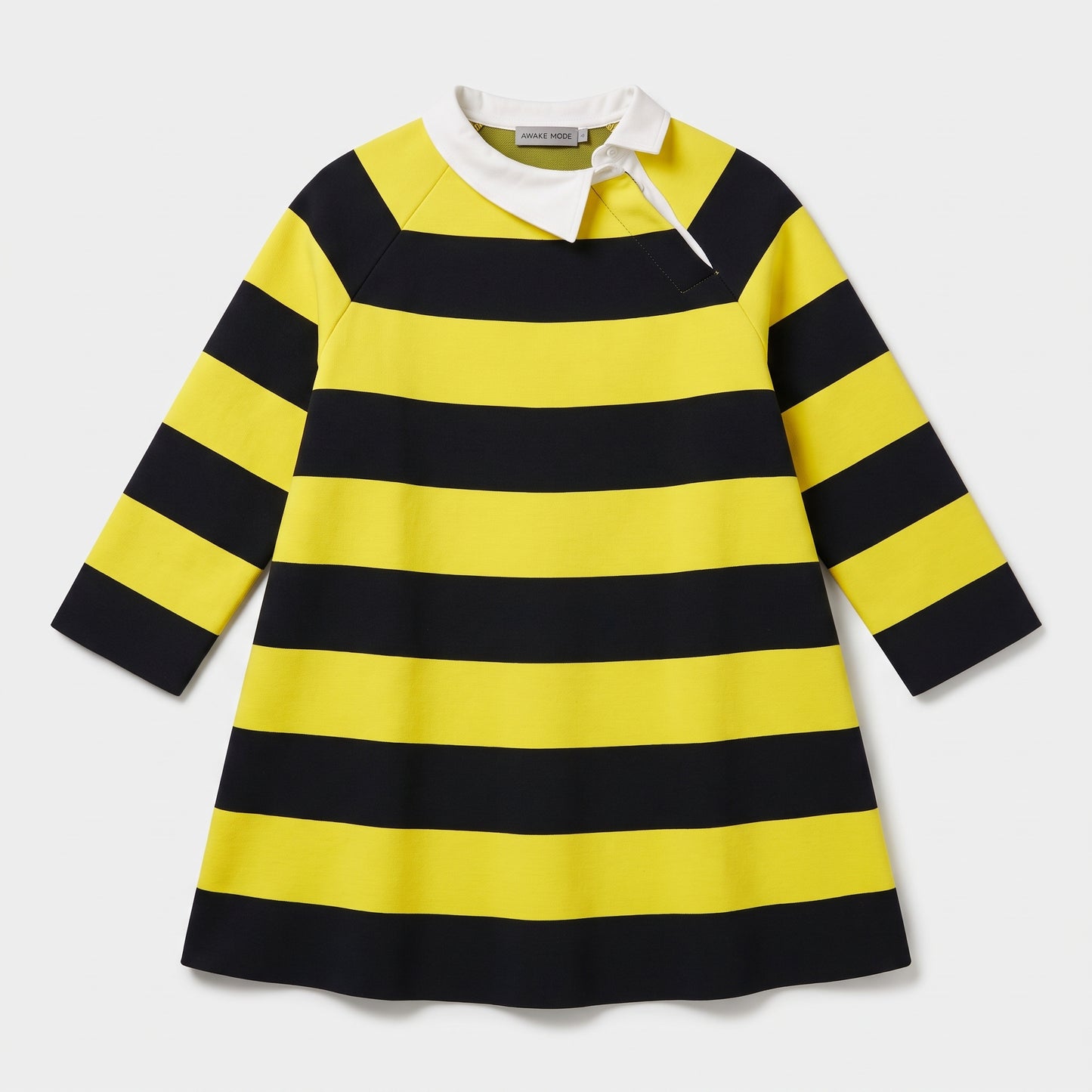 Striped A-Line Rugby Dress